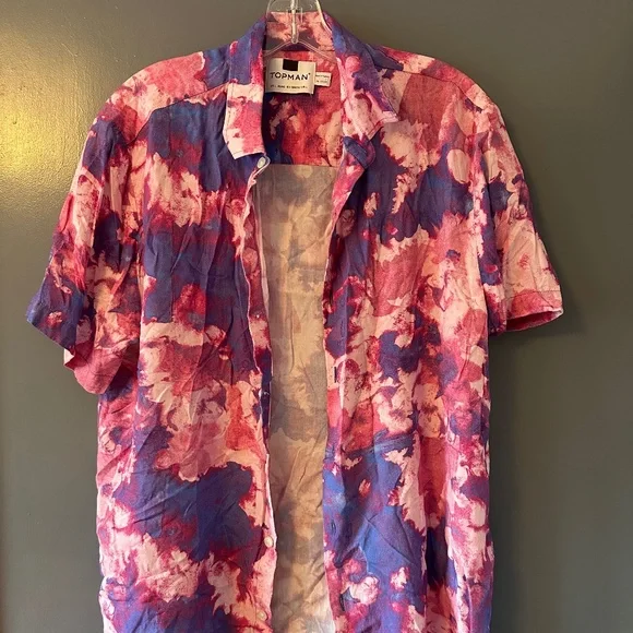 Men’s Topman Shirt Size Large - Picture 1 of 3
